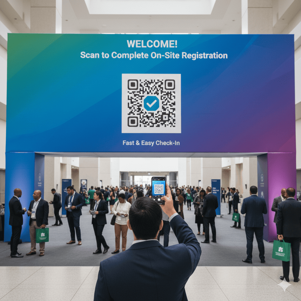 event registration qr