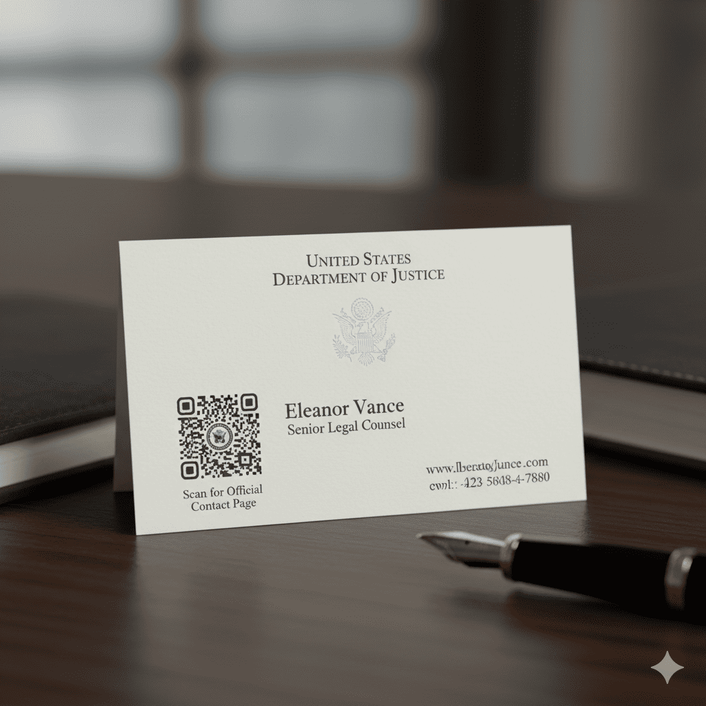 Digital Business Cards for Officials