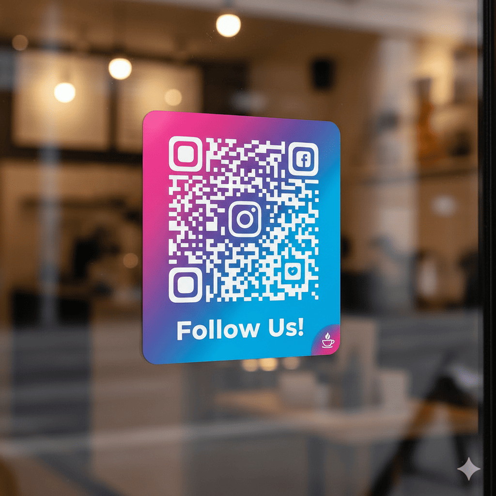 window social engagement qr