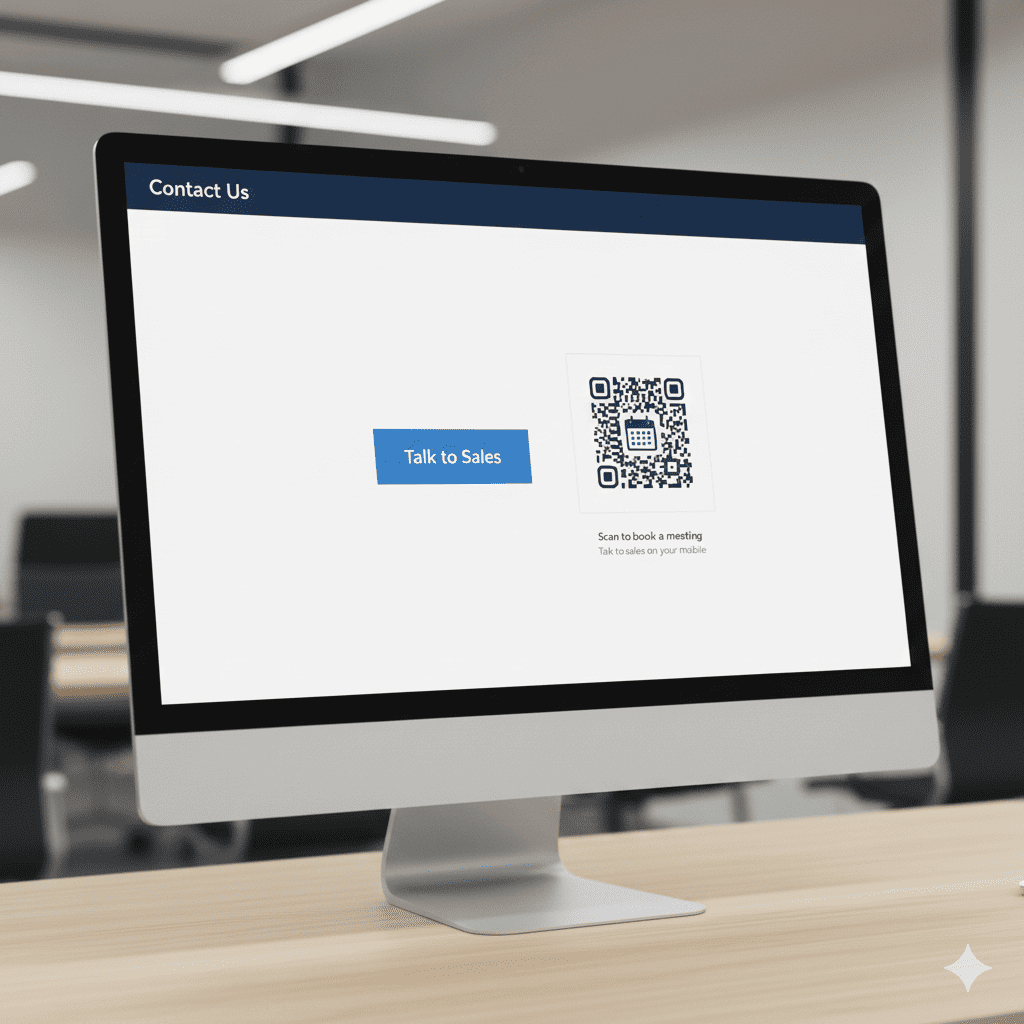 calendly sales page qr