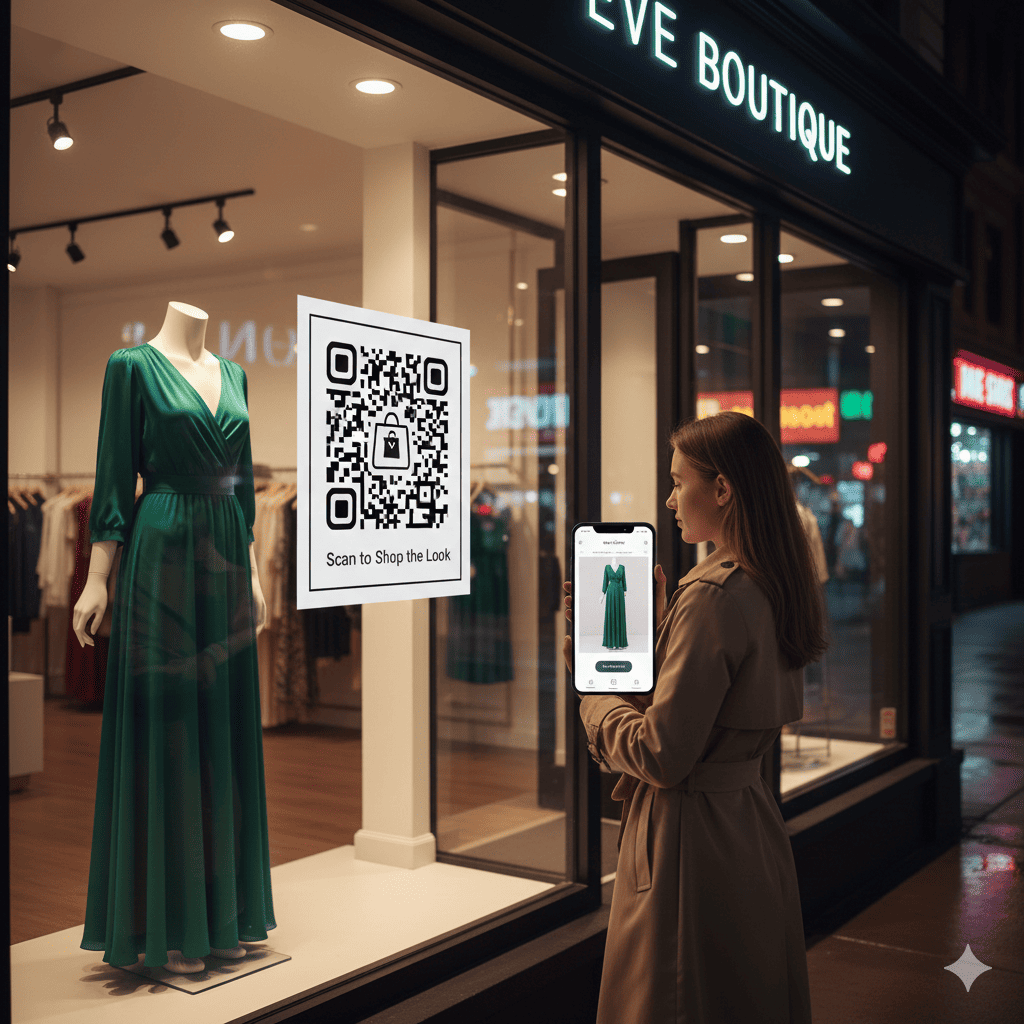 window shopping qr