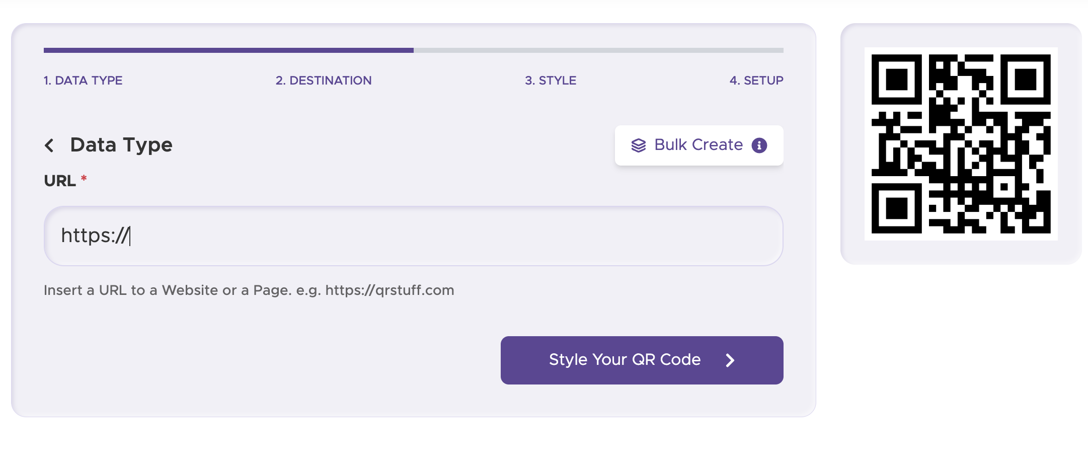 Step 2: Enter Your Product Link or Information